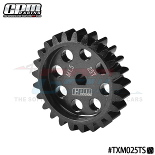 GPM TRAXXAS-1/5 X-MAXX 大X 1/6 XRT 8S适用 铬钢电机齿25T