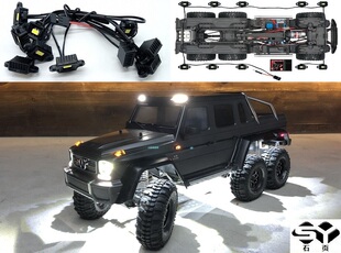 G63 奔驰 攀爬车TRX6 底盘灯 6x6专用轮拱灯 轮眉灯 AMG Traxxas