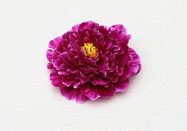 新款16cm大牡丹花假花牡丹花演出道具头花古装饰品头饰新娘头饰花