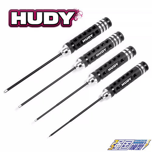 HUDY 内六角螺丝刀1.5/2.0/2.5/3mm 25周年超轻量版批柄遥控车用