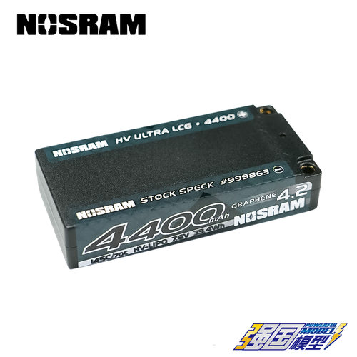 NOSRAM HV 4.2 4400MAH 1/10遥控越野平路漂移车硬壳短电锂电池