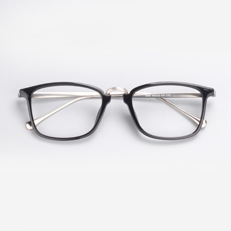 时尚TR90女生素颜眼镜框超轻防蓝光辐射配近视眼镜女透明全框眼镜