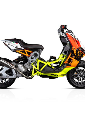 malossi 分贝杀手静音回压 改装 排气 意塔杰特 ITALJET 不失低扭