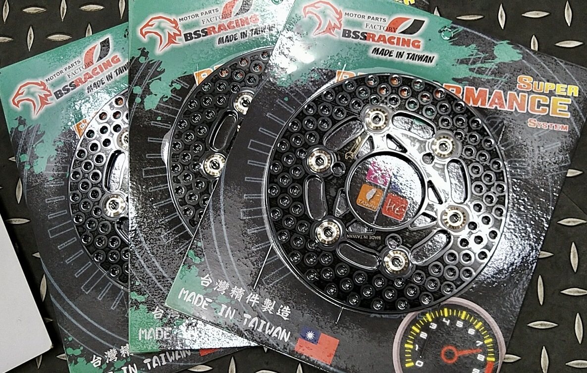 台湾BSS高刚性球墨 刹车碟 刹车盘 205mm 220mm JET 钢炮 GR125