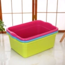 全新料加厚厨房塑料方盆大号长方形猫砂盆洗脸盆果蔬盆拖把清洗盆