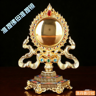 洛丹准提法门佛母背面像镜面光合金准提镜准提佛母摆件使用步骤