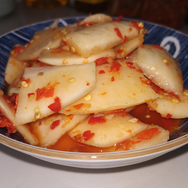 泡菜萝卜皮桂林爽口下饭菜脆甜酸
