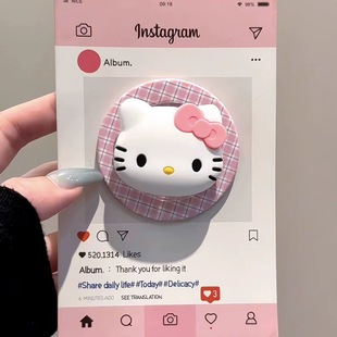 新款立体kitty头像适用MagSafe苹果磁吸支架超强吸附力可伸缩气囊