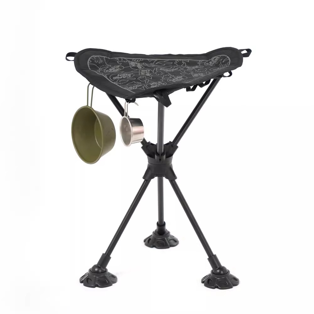 CAMPFISH小物钓三角凳户外垂钓便捷椅子七系航空铝材质小物钓装备