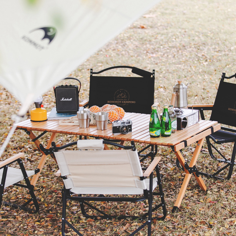 KOMMOT牧彻户外蛋卷桌实木桌子