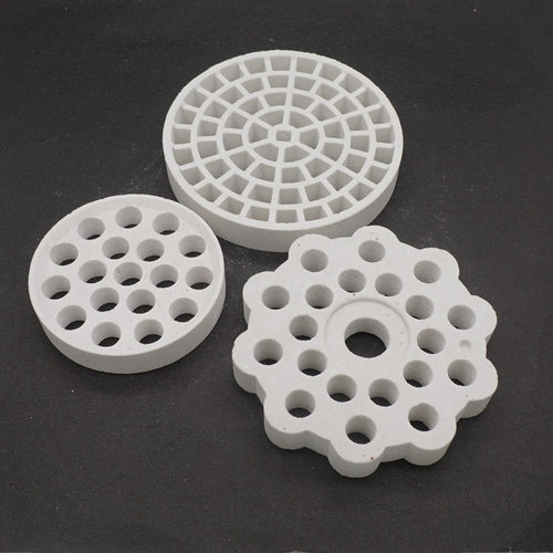 高温氧化铝蜂窝多孔陶瓷片陶瓷架