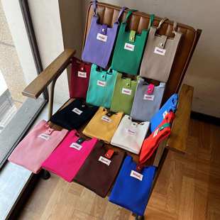 跨境供 bag Hilldi2024SS新款 多巴胺色系迷你小包针织手机包mini