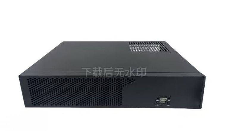 平面卧式机箱atx电源大中小主板半高显卡自带两个机箱风扇