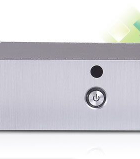 全新佑泽5600全铝ITX机箱HTPC立卧式黑色银色支持17*17主板散热好