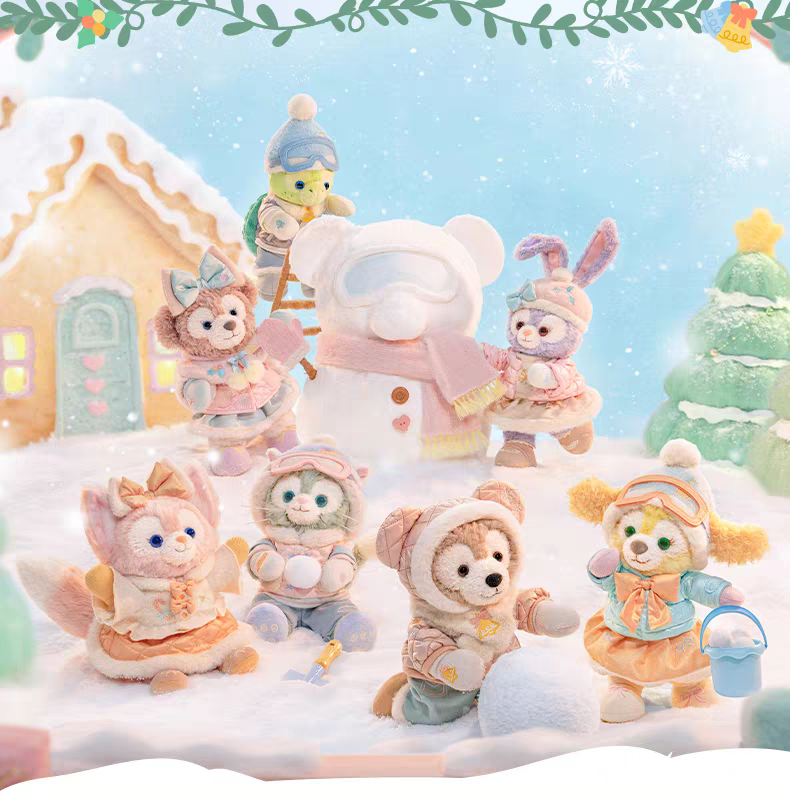 上海迪士尼国内代购冰雪伙伴玲娜贝儿可琦安挂件钥匙扣圈公仔礼物