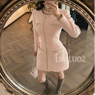 款 高级感气质绝美收腰时尚 A字裙女神范连衣裙 海畔心语 LUOLUOZ