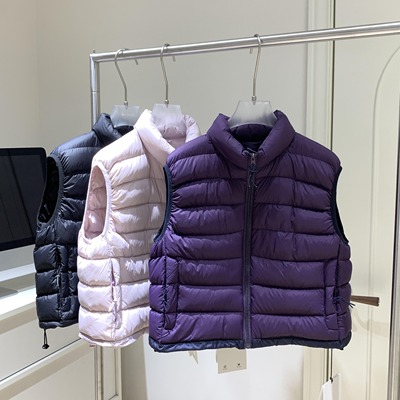 羽绒马甲女款2025新款冬宽松加厚保暖短款马夹上衣背心外穿短外套