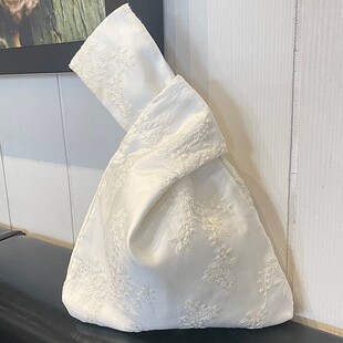 新中式复古套结汉服旗袍手挽袋手拎包手腕女包袋零钱包手拿包休闲