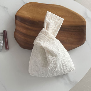 新中式复古套结汉服旗袍手挽袋手拎包手腕女包袋零钱包手拿包休闲