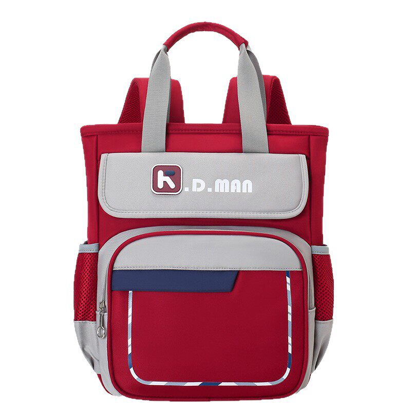 小学生补课袋书包手提作业包男女生补习袋轻便儿童双肩包定制印字