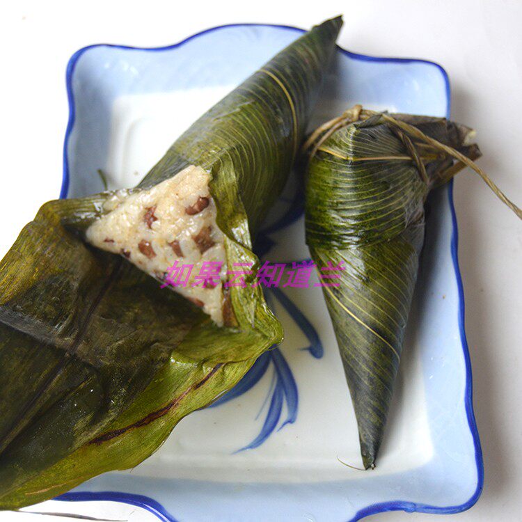 四川特产崇州小吃纯手工椒盐红豆粽子腊肉粽子 怀远三绝真空包装