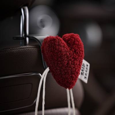 Red Hert汽车挂钩车载座椅背翻毛皮置物挂钩车内装饰用品实用好物