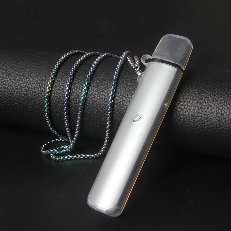 适用绿萝3烟套金属链保护套烟杆软壳配挂绳tpu透明lvluo2保护壳