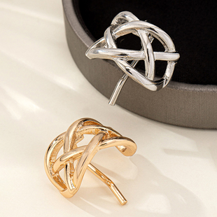 韩版金属马尾扣简约百搭发饰发夹后脑勺发钩高级感精致冷淡风头饰