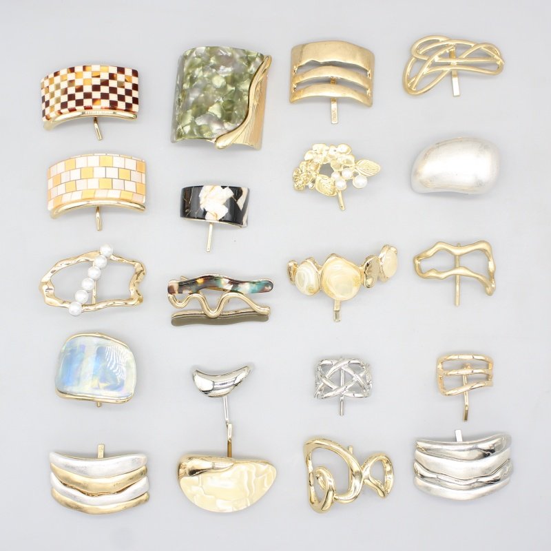 2025新款日式金属低马尾发饰