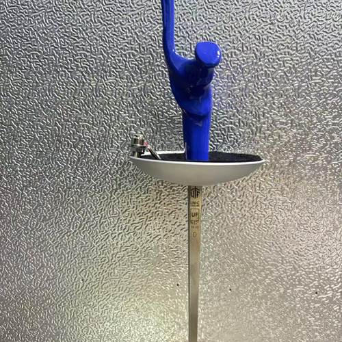 UNIC纯进口整剑花剑儿童马钢花剑剑条配德国FWF手柄 护手盘