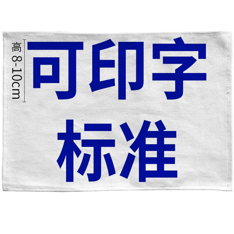 击剑服背贴布保护服名牌花剑佩剑金属衣印字背贴布（不含印字）图片