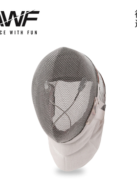 FWF德国进口击剑面罩佩剑护面1600N击剑头盔4SM-VA比赛用FIE认证