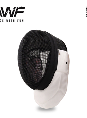 FWF进口重剑护面FIE认证1600N击剑头盔固定内衬比赛面罩4KM-VA
