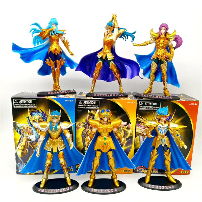 现货黄金圣斗士q版处女座童年沙加 星矢公仔人偶蛋糕装饰摆件礼物