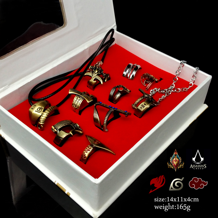 火影四代目木叶合金戒指魔兽命运