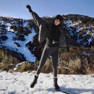 韩国官网正品andar瑜伽裤女外穿高腰提臀秋冬加绒专业健身裤ALR