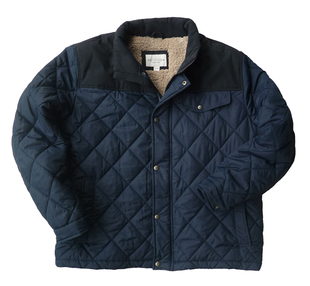 胸围132-142CM加肥加大码男款 斜方格仿羊羔绒内里休闲棉衣2360