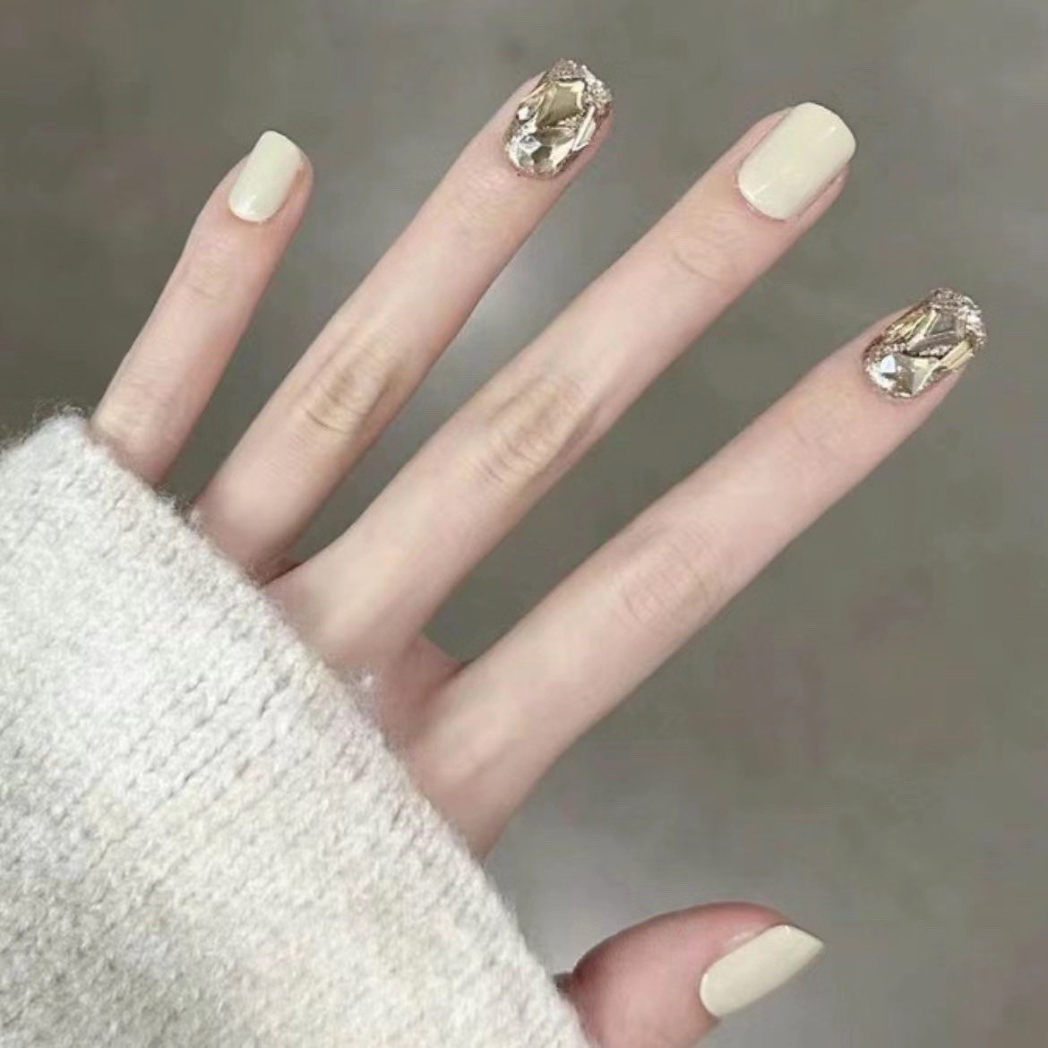 昊色haose空气软甲594号30片新款防水牢固可重复使用穿戴美甲贴