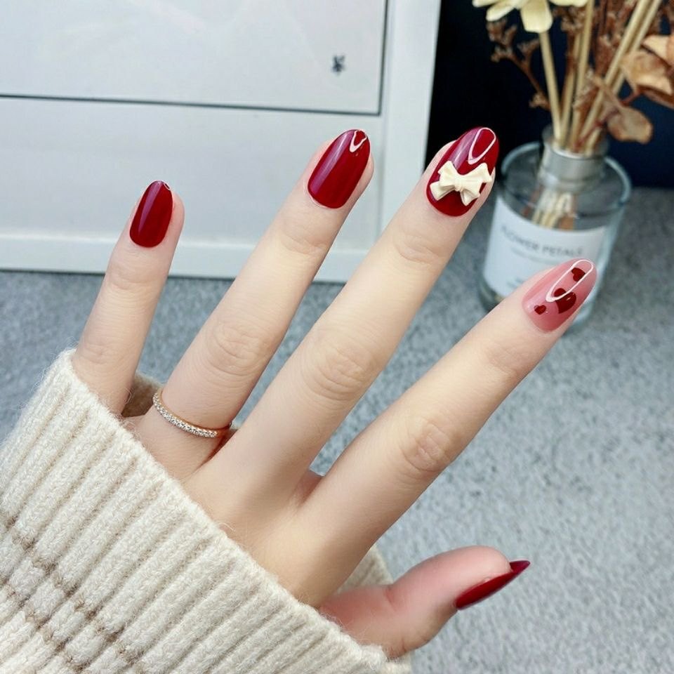 昊色haose空气软甲531号30片新款防水牢固可重复使用穿戴美甲贴