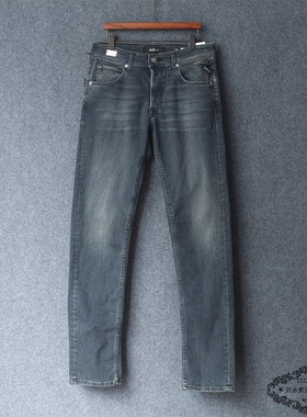 Replay MA972 激光意大利手工洗水环保573系列弹力修身小脚牛仔裤