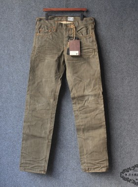 Prps Noir P61P19VBL 紫制品高端绝版日产硬挺卡其色白赤耳牛仔裤