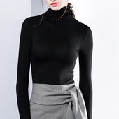 2026莫代尔女士秋装 百搭高领超薄秋衣内衣女紧身衣 时尚 长袖 打底衫