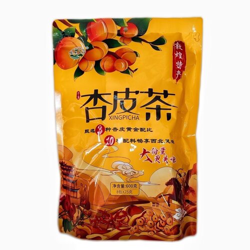 陇味工坊杏皮茶甘肃敦煌特产杏皮茶600g/袋杏干特色茶冲泡茶饮