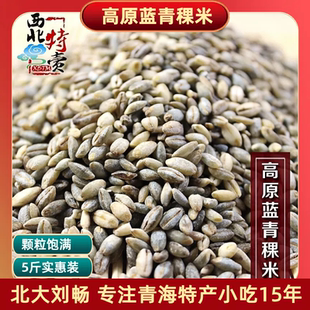 蓝白黑青稞米青藏高原谷物杂粮米甜醅原料 青海特产5斤装