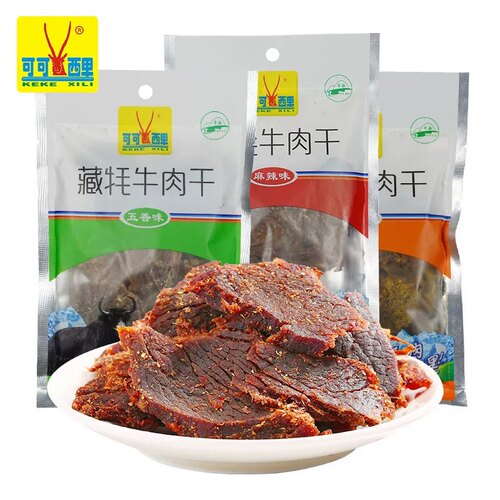 青海特产 可可西里精装牦牛肉干60g/袋 独立小包装牛肉干