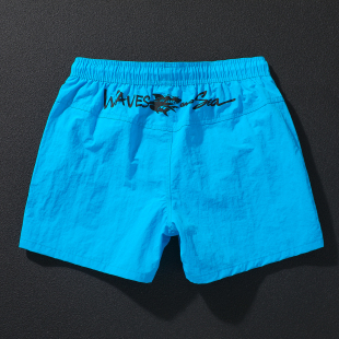 夏季 盖浪男士 新款 纯色运动短裤 外穿健身轻薄有内衬透气速干三分裤