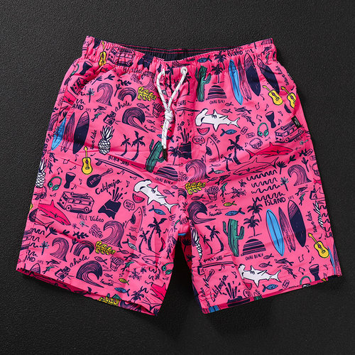 GraffitiPrintShortsforMen