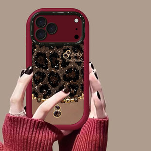 适用苹果17ProMax手机壳16E新款15Plus卡通14时尚13mini豹纹葫芦12硅胶11保护套xs全包7/8防摔6s外壳xr