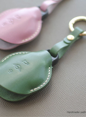 手工牛皮适用宝马MINI车钥匙包套minicooperF55F56 F54 F60保护套