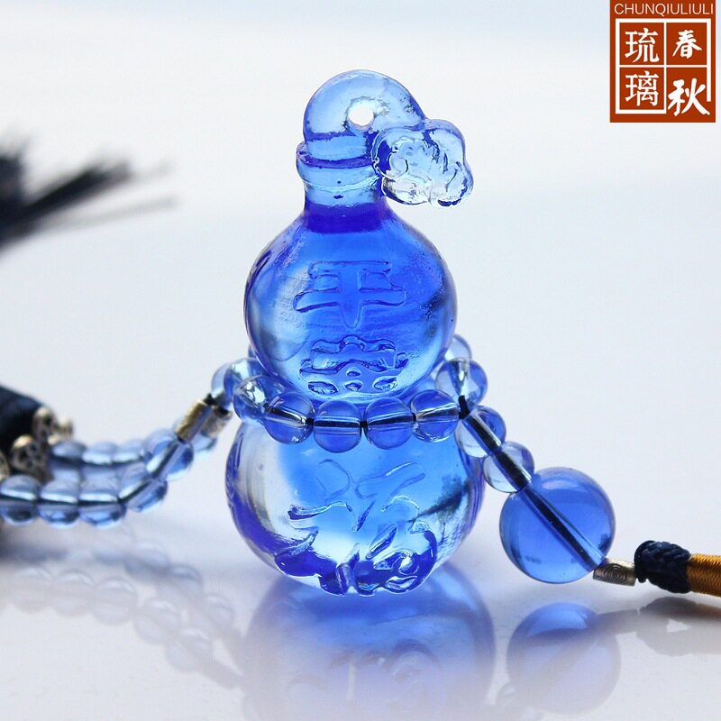 古法琉璃平安葫芦车挂礼品